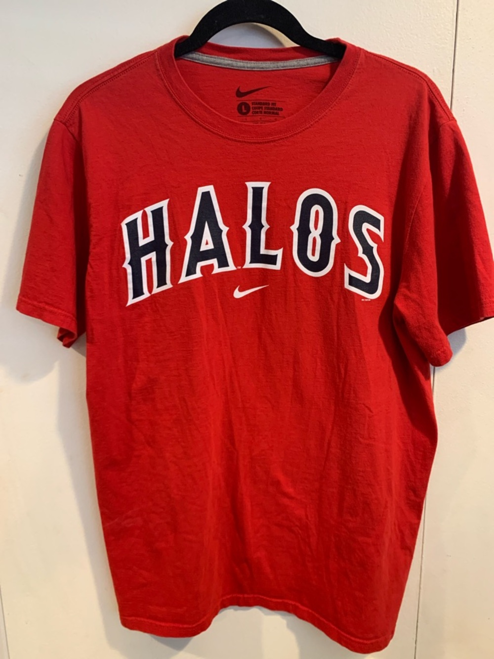 Nike Red "HALOS" Short Sleeve T-Shirt